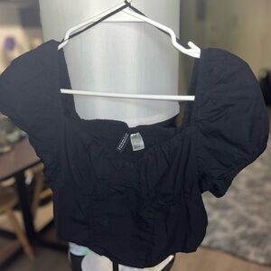 Small H&M Divided Black Top